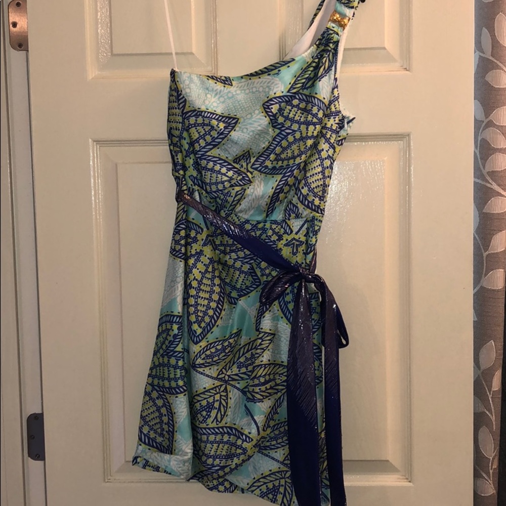 One shouldered dress!